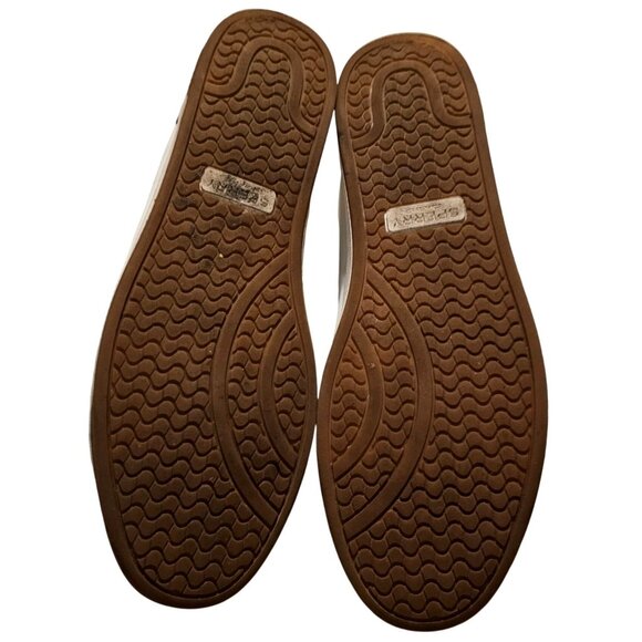 Sperry Women's White Femmes Canvas Sneakers Size 11 (STS 86035) - Picture 9 of 10